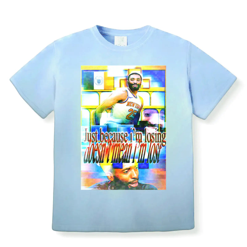 Mikal Bridges Coldplay IG Live Finals Tee - Comfort Colors 100% Cotton T-Shirt