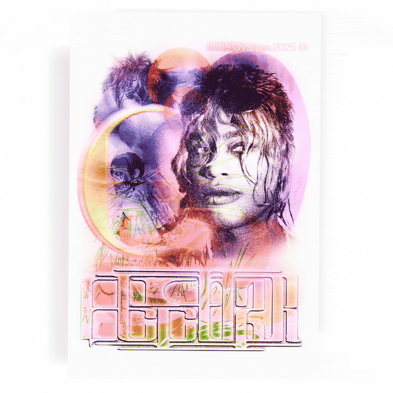 Ecco2k Plasma Love Poster – Limited Edition Hyperpop Wall Art