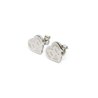 Drain Gang Love Pill Logo Fan-Made Stainless Steel Small Stud Earrings - 0.5in Stainless Steel