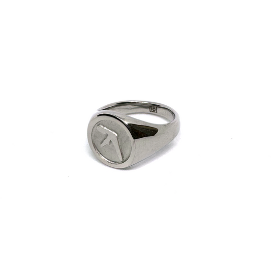 Aphex Twin Logo Fan-Made Stainless Steel Ring - Sizes 5 - 12 - Non-Rust Stainless Steel Ring