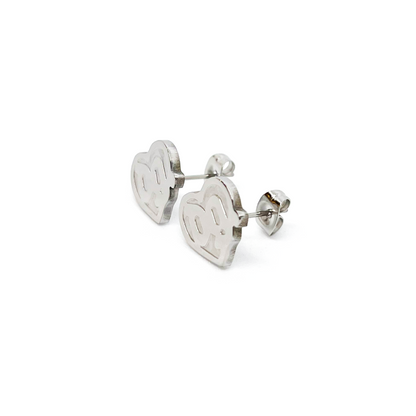 Drain Gang Love Pill Logo Fan-Made Stainless Steel Small Stud Earrings - 0.5in Stainless Steel