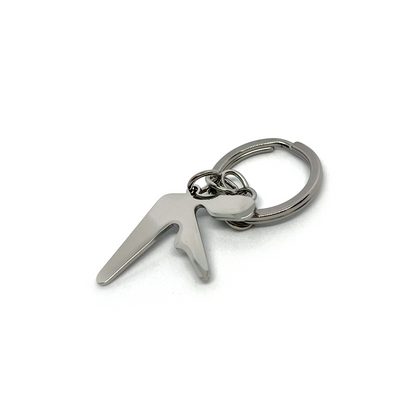 Aphex Twin Logo Fan-Made Stainless Steel Keychain - 1.25in Logo Pendant