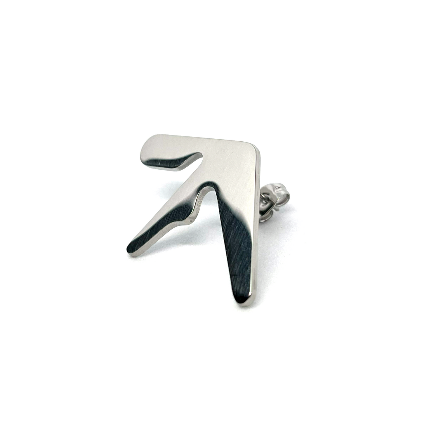 Aphex Twin Logo Fan-Made Stainless Steel Stud Earrings - 1.25in Stainl ...