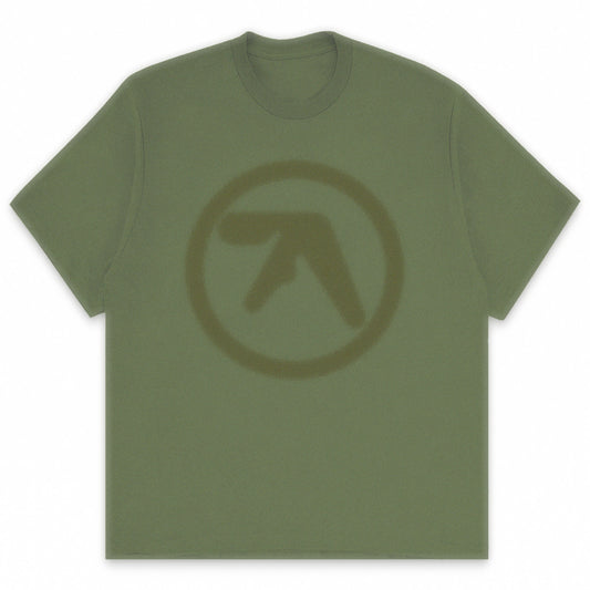 Aphex Twin blur logo t-shirt featuring iconic print design in Comfort Colors 100% cotton, made in the USA