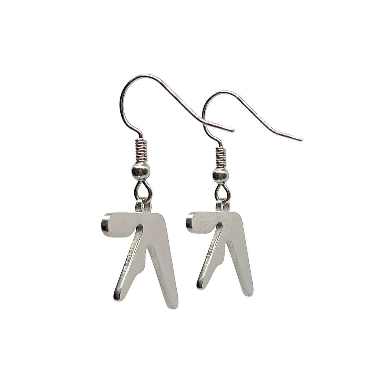 Aphex Twin Logo Fan-Made Stainless Steel Hanging Earrings - 0.75in