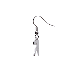 Aphex Twin logo stainless steel dangly earrings – 0.75-inch fan-made design for Aphex Twin fans