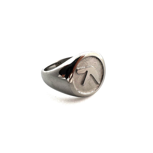 Aphex Twin logo stainless steel ring – non-rust fan-made jewelry available in sizes 5-12