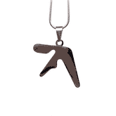 Aphex Twin Logo Fan-Made Stainless Steel Pendant Chain Necklace – 60cm Stainless Steel Chain - Indie Ovation