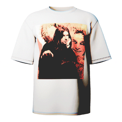 Aphex Twin Portrait T-shirt in white featuring a striking portrait of Richard D. James, crafted with ultra-soft Comfort Colors 100% ringspun cotton for breathable comfort and a relaxed fit, designed and printed in the USA.