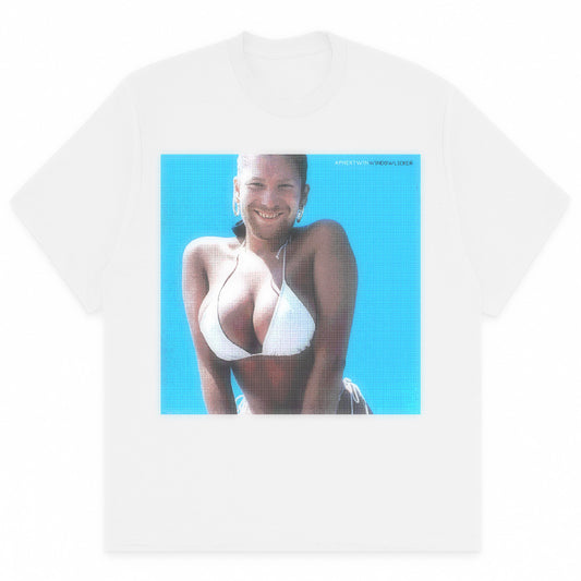 Aphex Twin Windowlicker t-shirt featuring stylized cover art design in Comfort Colors 100% cotton, made in the USA