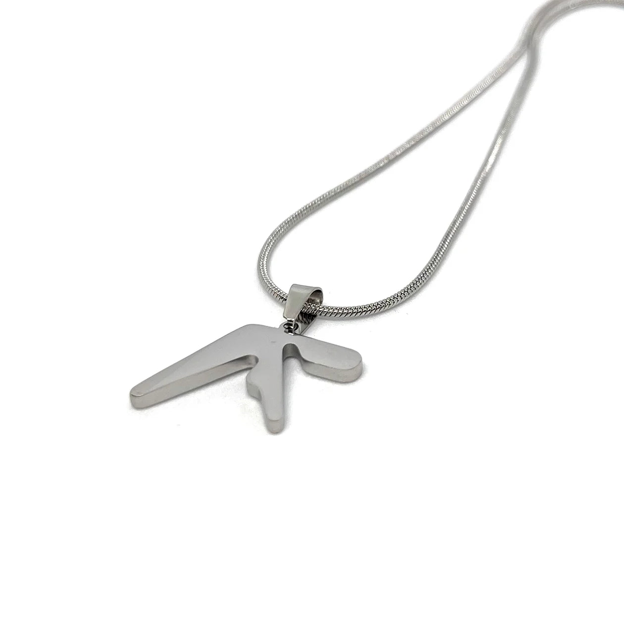 Aphex Twin Logo Fan-Made Small Stainless Steel Pendant Chain