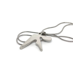 Aphex Twin Logo Fan-Made Stainless Steel Pendant Chain Necklace – 60cm Stainless Steel Chain - Indie Ovation