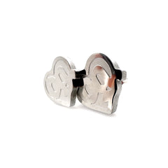 Drain Gang Love Pill logo stainless steel stud earrings – 0.5-inch fan-made minimalist design