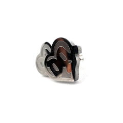 Drain Gang Love Pill logo stainless steel stud earrings – 0.5-inch fan-made minimalist design