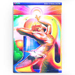 Ethereal digital collage titled ‘Archangel Aviary’ inspired by Ecco2k, featuring abstract wings, angelic light, and vibrant web-core textures printed on 13×19 matte archival paper.