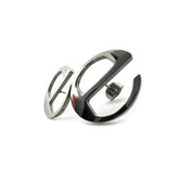 Ecco2k "E" Logo Fan-Made Stainless Steel Small Stud Earrings - 0.75in Stainless Steel - Indie Ovation