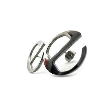 Ecco2k "E" Logo Fan-Made Stainless Steel Small Stud Earrings - 0.75in Stainless Steel - Indie Ovation
