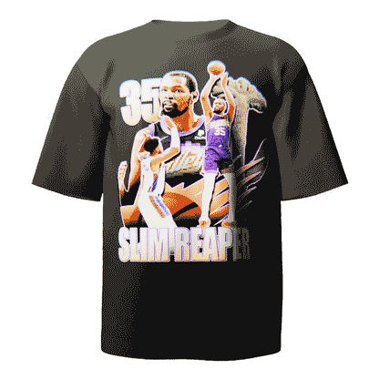 Slim Reaper Kevin Durant vintage Phoenix Suns shirt in black, made with ultra-soft Comfort Colors ringspun cotton.
