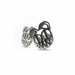 Radiohead logo stainless steel stud earrings – 0.5-inch hypoallergenic fan jewelry for Radiohead fans