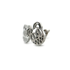 Radiohead logo stainless steel stud earrings – 0.5-inch hypoallergenic fan jewelry for Radiohead fans