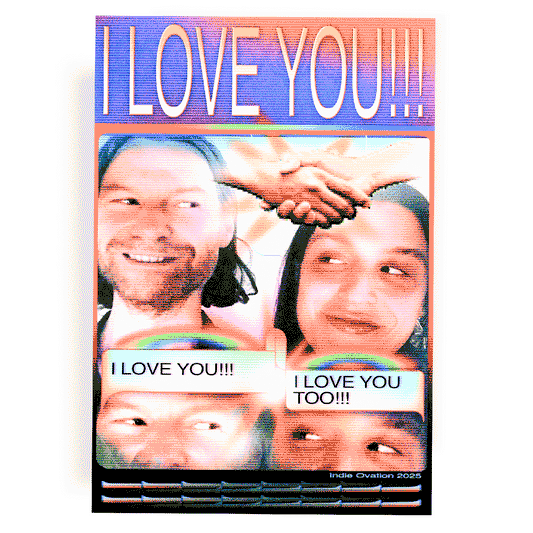 Aphex Twin x Arca "I Love You" Web Core Poster – 13×19 Matte