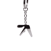 Aphex Twin Logo Fan-Made Stainless Steel Keychain - 1.25in Logo Pendant - Indie Ovation