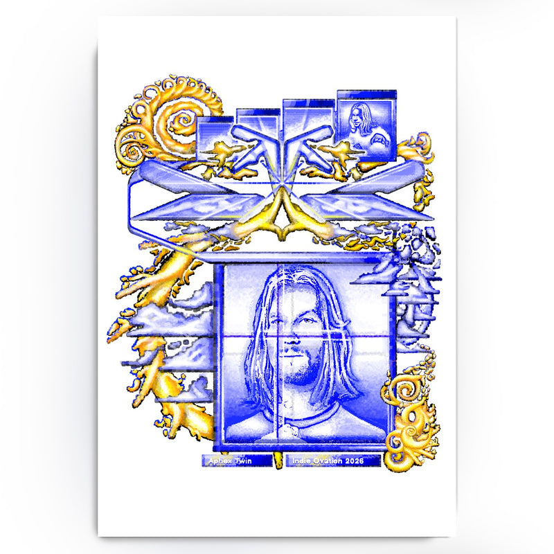 "Electric Alchemy" Aphex Twin Neo-Baroque Illustrated Poster - 13x19 Matte