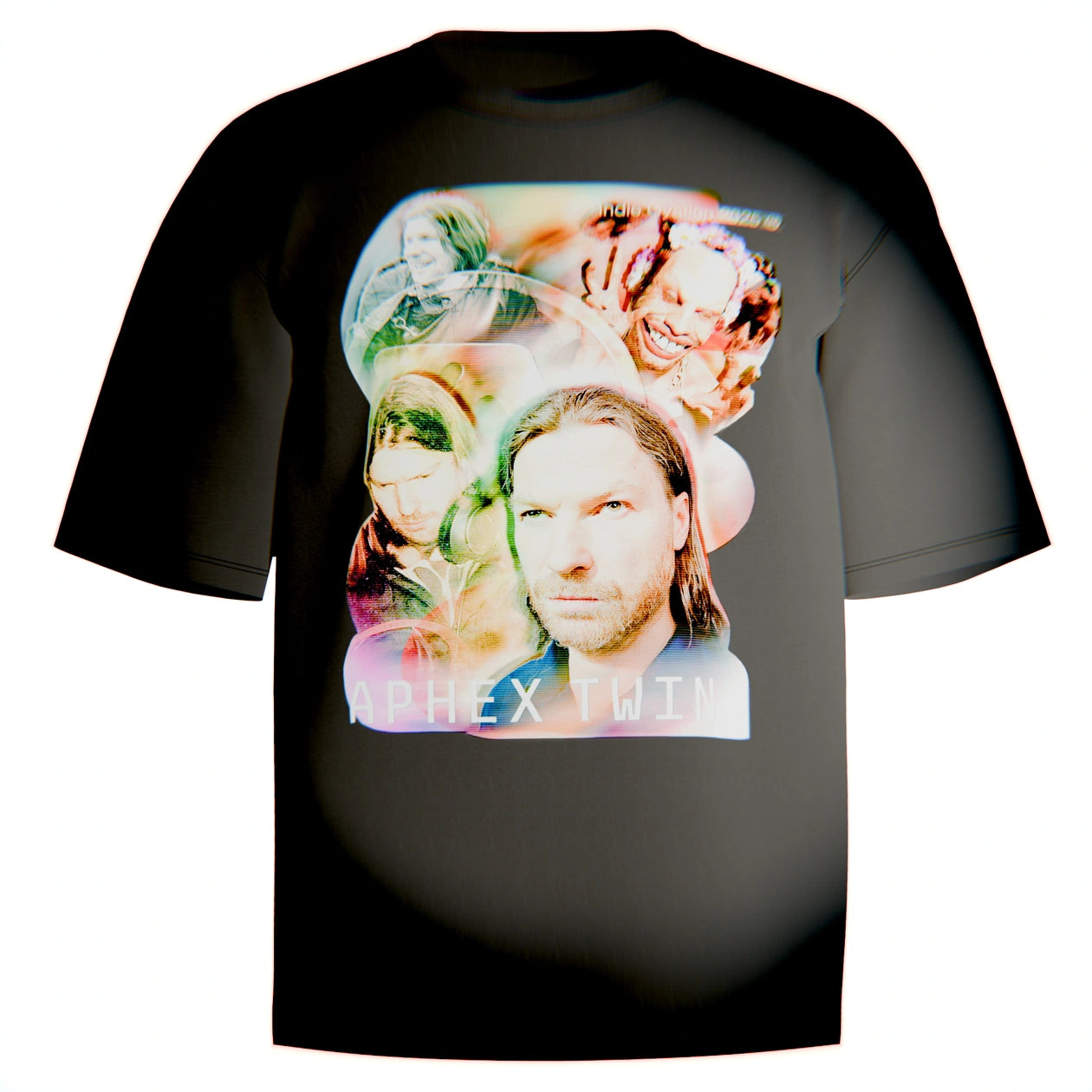 Aphex Twin Vintage Band Tee - Black, Light Green – Indie Ovation