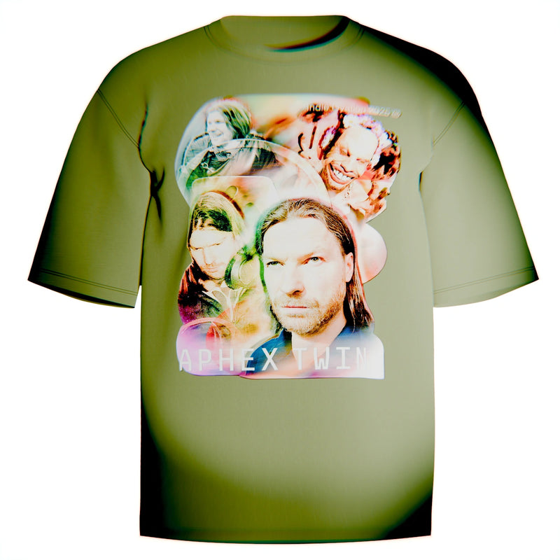 Aphex Twin Vintage Band Tee - Black, Light Green – Indie Ovation Aphex Twin Vintage Band Tee - Black, Light Green – Indie Ovation