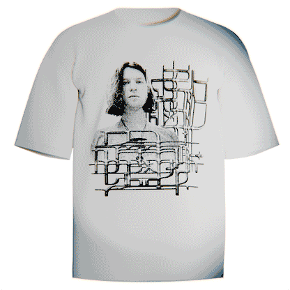 Aphex Twin "Network Nostalgia" Tee - White - Comfort Colors 100% Cotton T-Shirt