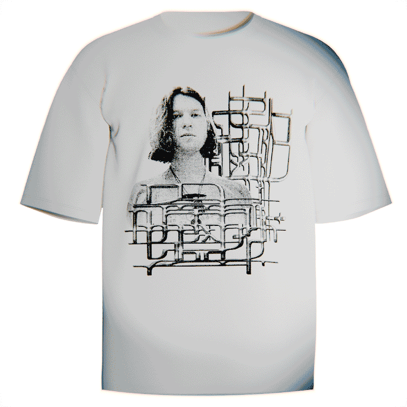 Aphex Twin "Network Nostalgia" Tee - White - Comfort Colors 100% Cotton T-Shirt