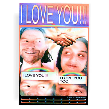 Aphex Twin x Arca "I Love You" Web Core Poster – 13×19 Matte