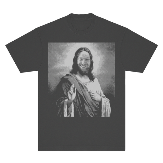 Aphex Twin Jesus Ringspun T-Shirt - Black, Wine, White - Comfort Colors 100% Cotton
