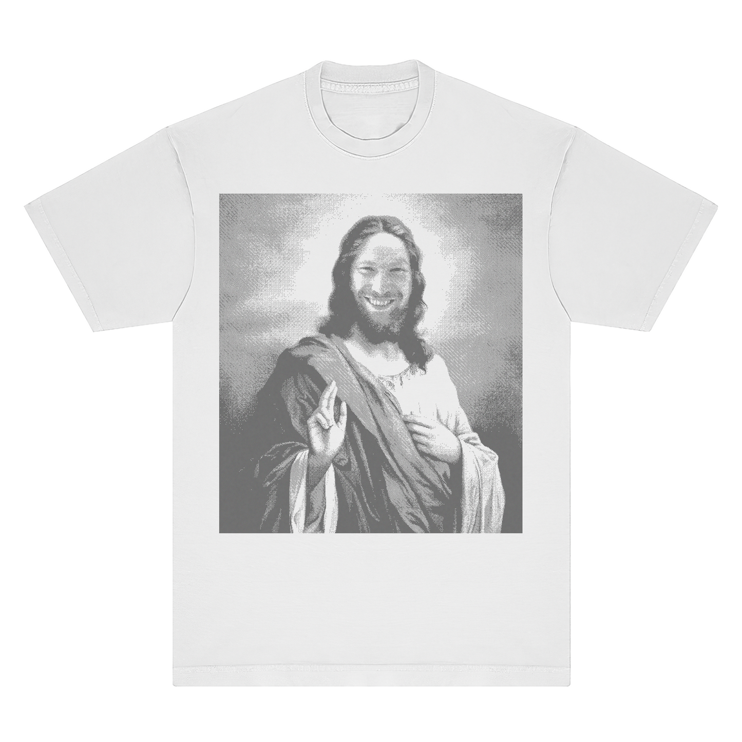 Aphex Twin Jesus Ringspun T-Shirt - Black, Wine, White - Comfort Colors 100% Cotton