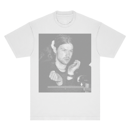 Aphex Twin Portrait Ringspun T-Shirt - Wine, Black & White - Comfort Colors 100% Cotton