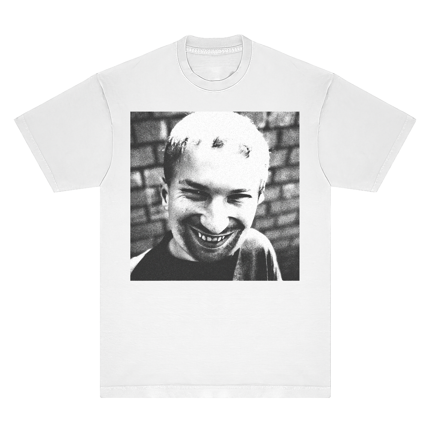Aphex Twin Smile Kid Ringspun T-Shirt - Black, White - Comfort Colors 100% Cotton