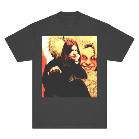Aphex Twin Portrait Ringspun T-Shirt - Black, White - Comfort Colors 100% Cotton