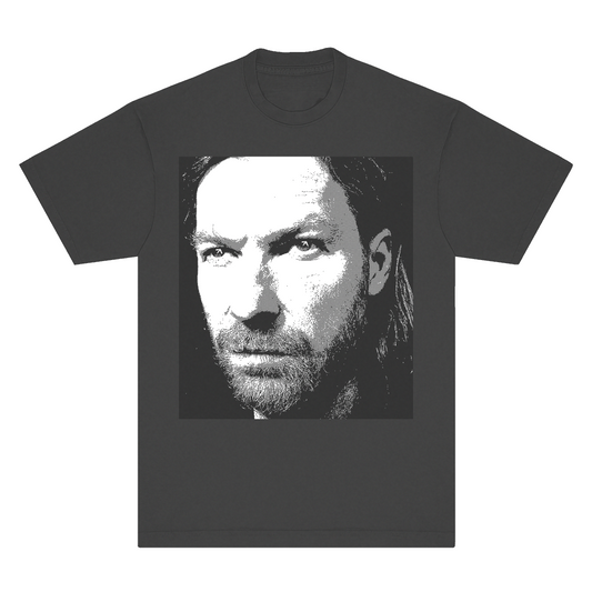 Aphex Twin Logo Eyes Ringspun T-Shirt - Black, White - Comfort Colors 100% Cotton