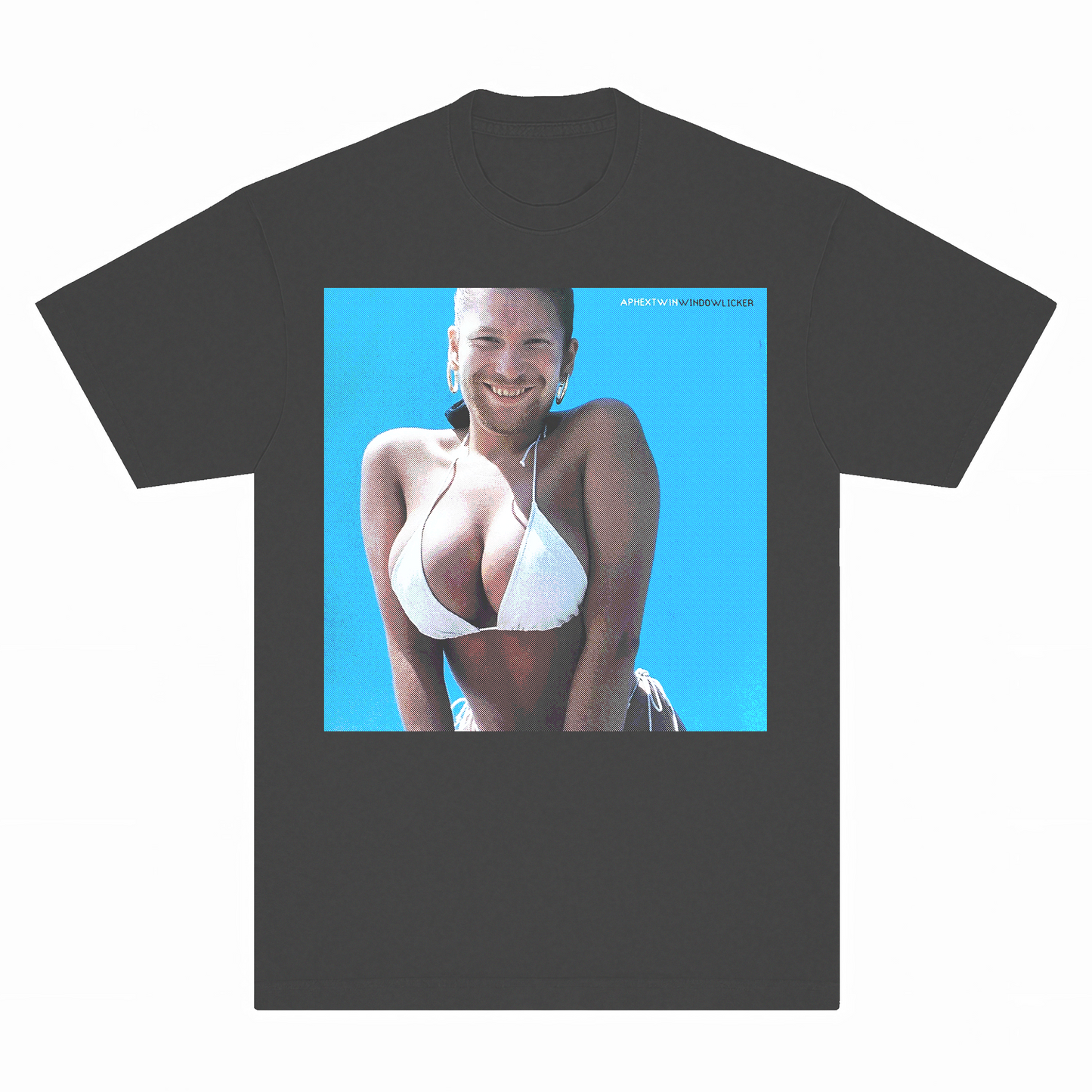 Aphex Twin Windowlicker Cover Ringspun T-Shirt - White, Black, Wine - Comfort Colors 100% Cotton