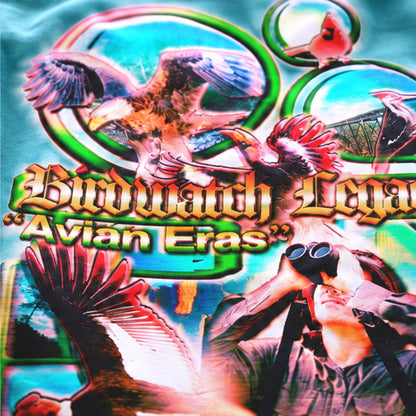 "Bird Watch Legacy" Bird Watching Nature Tee - Premium Garment-dyed "MADE IN USA" 100% Cotton