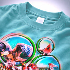 "Bird Watch Legacy" Bird Watching Nature Tee - Premium Garment-dyed "MADE IN USA" 100% Cotton
