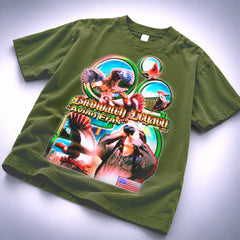 "Bird Watch Legacy" Bird Watching Nature Tee - Premium Garment-dyed "MADE IN USA" 100% Cotton