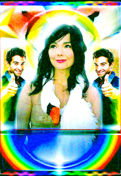 Björk "Swan Signal Halo" Web Maximalist Poster - 13x19 Matte