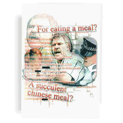 Succulent Chinese Meal "Democracy Manifest" Meme Poster - 13x19 Matte