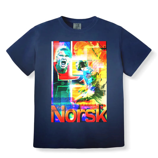 Erling Haaland "Norsk" Norway World Cup Tee - Comfort Colors 100% Cotton T-Shirt