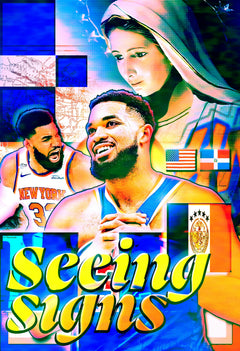 Karl Anthony-Towns "Seeing Signs" Finals Poster - 13x19 Matte