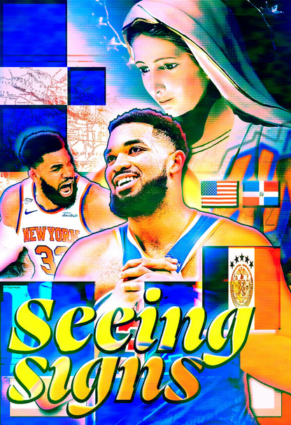 Karl Anthony-Towns "Seeing Signs" Finals Poster - 13x19 Matte
