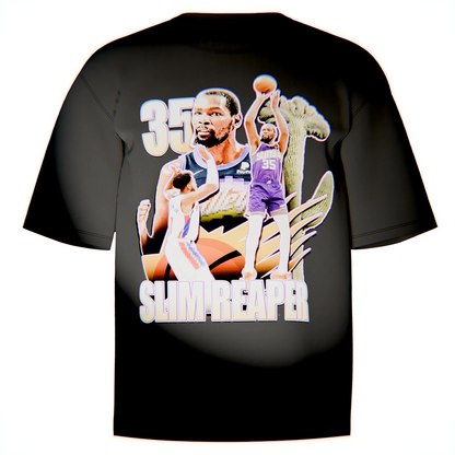 Kevin Durant "Slim Reaper" Vintage Style Phoenix Suns Shirt - Berry, Black & Bay - Comfort Colors 100% Cotton