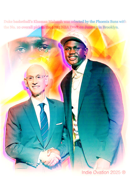 Khaman Maluach Rookie Suns Duke Poster – 13×19 Matte