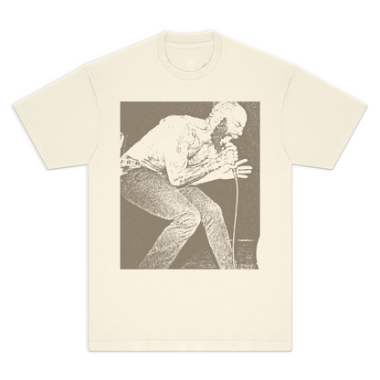 Death Grips MC Ride Concert Ringspun T-Shirt - White, Creme & Black - Comfort Colors 100% Cotton